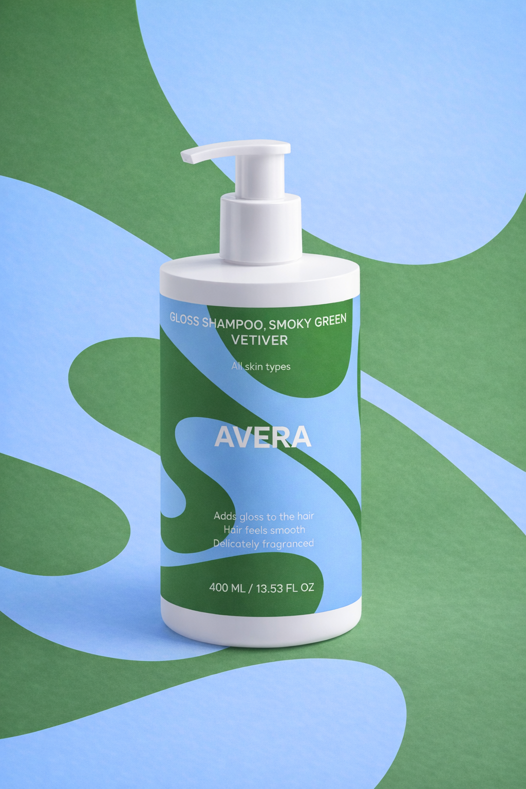 AVERA | Gloss Shampoo, Smoky Green Vetiver 400ml